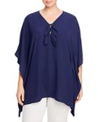 Michael Michael Kors Plus Bow-front Top