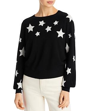 Aqua Cashmere Star Print Sweater - 100% Exclusive