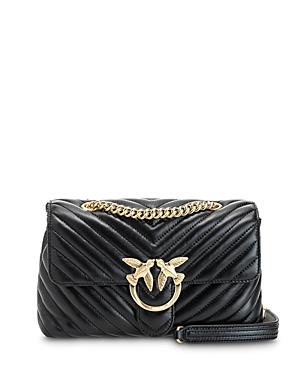 Pinko Lady Puff Quilted Nappa Leather Love Bag