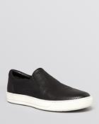 Vince Men's Ace Perforated Weave Slip-on Sneakers