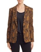 Joie Anilah Snake Print Blazer