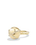 David Yurman Solari Double Pave Wrap Ring With Diamonds In 18k Gold