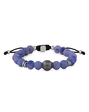 Tateossian Blue Aventurine Bead Bracelet