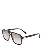 Prada Men's Polarized Brow Bar Flat Top Sunglasses, 55mm