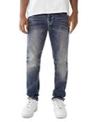 True Religion Rocco Skinny Fit Flap Super T Jeans In Dupoint Circle