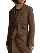 Polo Ralph Lauren Herringbone Tweed Trench Coat