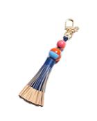 Tory Burch Dipped Tassel Key Fob