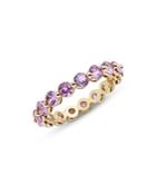 Baublebar Alice Rose Cubic Zirconia Band Ring In Gold Tone