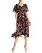 Donna Karan Printed Chiffon Dress