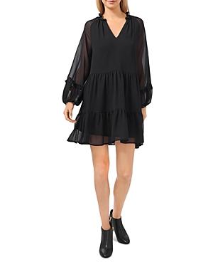 Vince Camuto Chiffon Peasant Dress