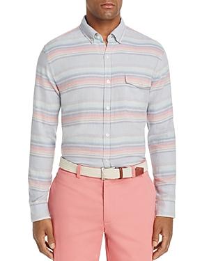 Vineyard Vines Sunset Lake Cosby Stripe Button-down Slim Fit Shirt