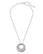 Majorica Simulated Pearl Round Pendant Necklace In Sterling Silver, 18