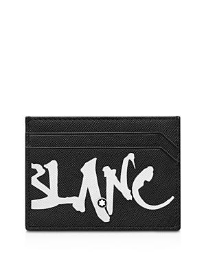 Montblanc Sartorial Calligraphy Leather Pocket Card Case