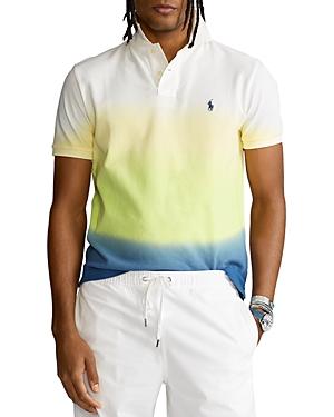 Polo Ralph Lauren Custom Slim Fit Dip Dyed Mesh Polo Shirt