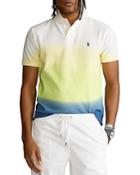 Polo Ralph Lauren Custom Slim Fit Dip Dyed Mesh Polo Shirt