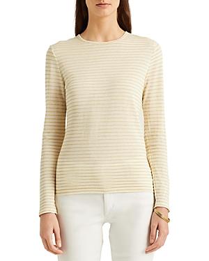 Ralph Lauren Metallic Striped Top