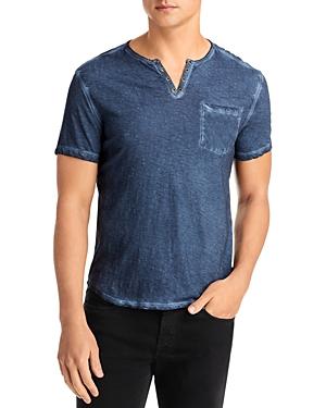 John Varvatos Elgin Grommet Cold Dye Henley