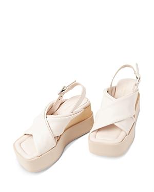 Paloma Barcelo Women's Lea Slingback Platform Wedge Sandals