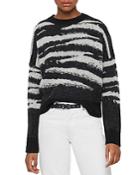 Allsaints Ture Zebra Jacquard Sweater