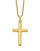Bloomingdale's Polished Cross Pendant Necklace In 14k Yellow Gold, 20 - 100% Exclusive