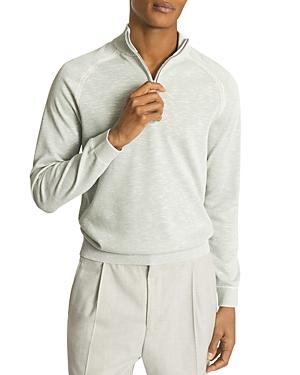 Reiss Jack Mock Neck Half Zip Sweater