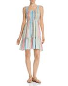 Aqua Smocked Rainbow-stripe Dress - 100% Exclusive