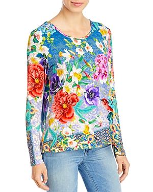 Johnny Was Sunrise Favorite Floral Long Sleeve Tee