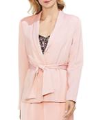 Vince Camuto Satin Belted Blazer