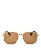 Givenchy Men's Staple Navigator Square Sunglasses, 58mm