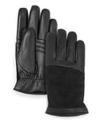 Ugg Leather Combo Tech Gloves