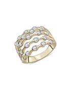 Bloomingdale's Diamond Multirow Band In 14k Yellow Gold, 1.0 Ct. T.w. - 100% Exclusive