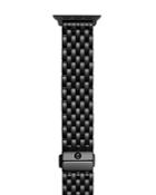 Michele Apple Watch Black Ion Plated Ceramic Bracelet, 38-44mm