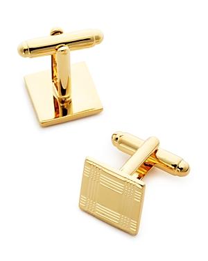 The Men's Store At Bloomingdale's Brass Check Square Cufflinks - 100% Exclusive