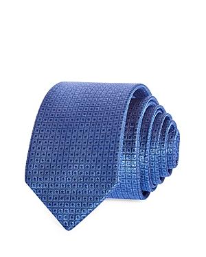 The Men's Store At Bloomingdale's Grid Check Silk Skinny Tie - 100% Exclusive