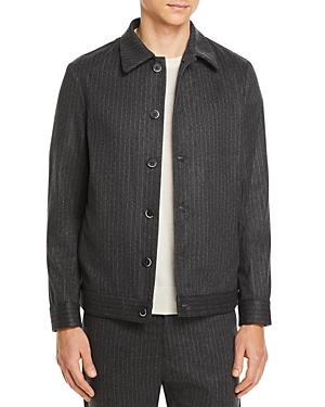 Barena Secamoro Regular Fit Pinstriped Shirt Jacket