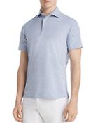 Dylan Gray Striped Classic Fit Polo Shirt
