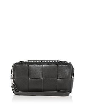 Bottega Veneta Cassette Woven Leather Travel Organizer Pouch