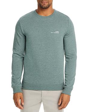 A.p.c. Item Logo Print Regular Fit Crewneck Sweatshirt