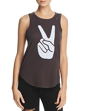 Chaser Peace-sign Muscle Tank