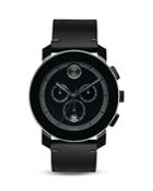 Movado Bold Large Black Tr90 And Stainless Steel Chronograph, 42mm