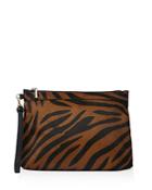 Whistles Chester Large Tiger Zip Pouch
