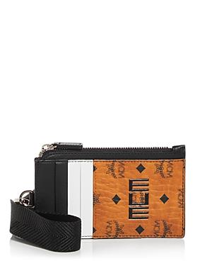 Mcm Visetos Mix Name Tag Card Case