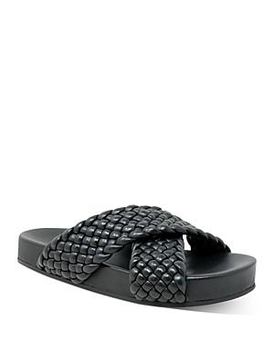 Charles David Women's Defend Woven Leather Sandals