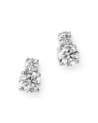 Bloomingdale's Diamond Two Stone Stud Earrings In 14k White Gold, 1.0 Ct. T.w. - 100% Exclusive