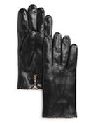 Paul Smith Multi Stripe Leather Gloves