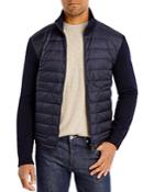 Moncler Regular Fit Quilted Vest Sweater