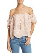 Lovers And Friends Life's A Beach Off-the-shoulder Top
