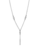 Bloomingdale's Diamond Y Necklace In 14k White Gold, 0.25 Ct. T.w. - 100% Exclusive
