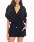 Becca By Rebecca Virtue With A Twist Cover-up Romper