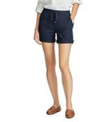Lauren Ralph Lauren Drawcord-waist Linen Shorts